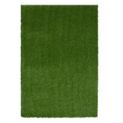 Tapis extérieur de faux gazon vert - 4 x 6