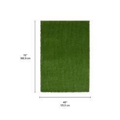 Tapis extérieur de faux gazon vert - 4 x 6