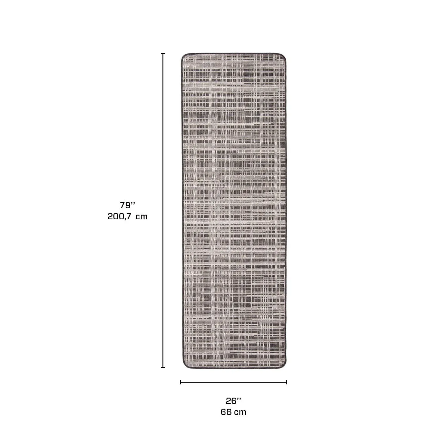 Tapis extérieur 2 x 7 pi