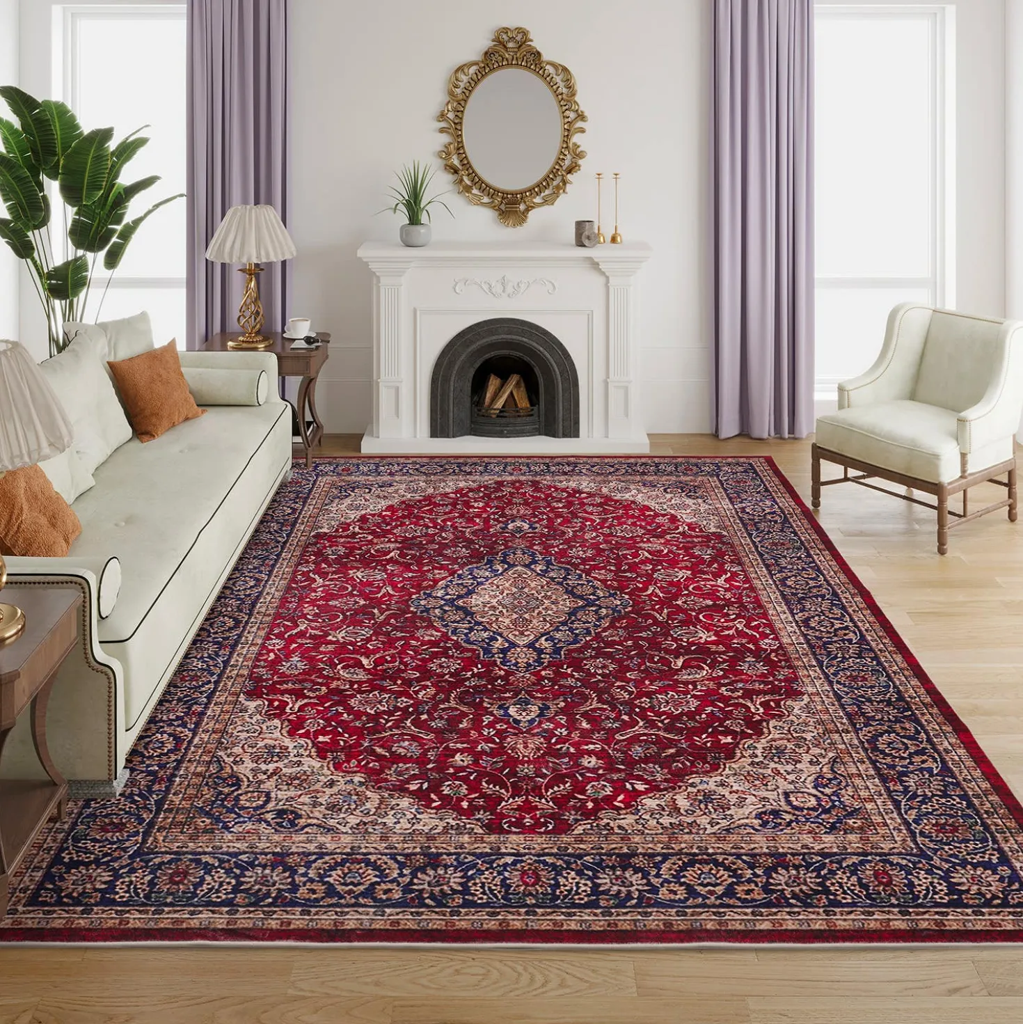 Tapis intérieur lavable à la machine - 5 x 7