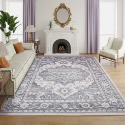Tapis intérieur lavable à la machine - 5 x 7
