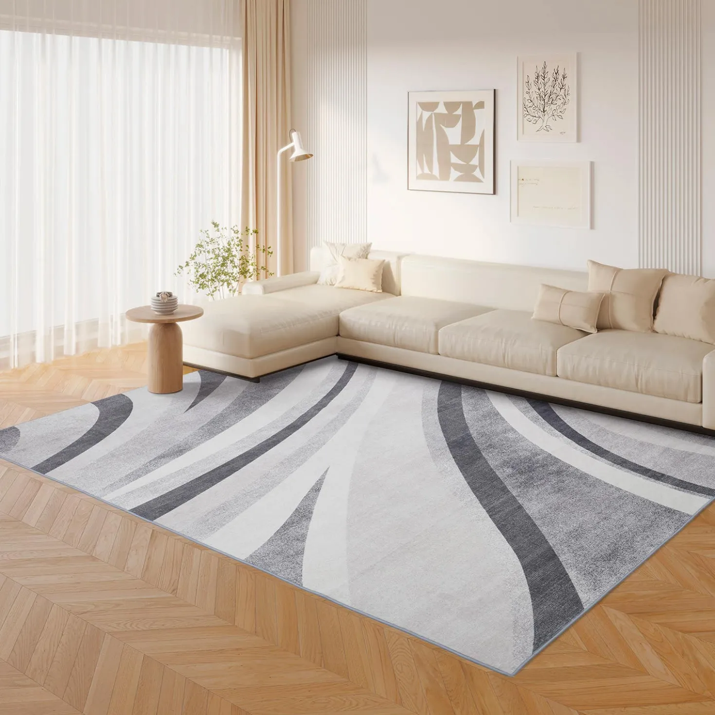 Tapis intérieur lavable à la machine - 5 x 7