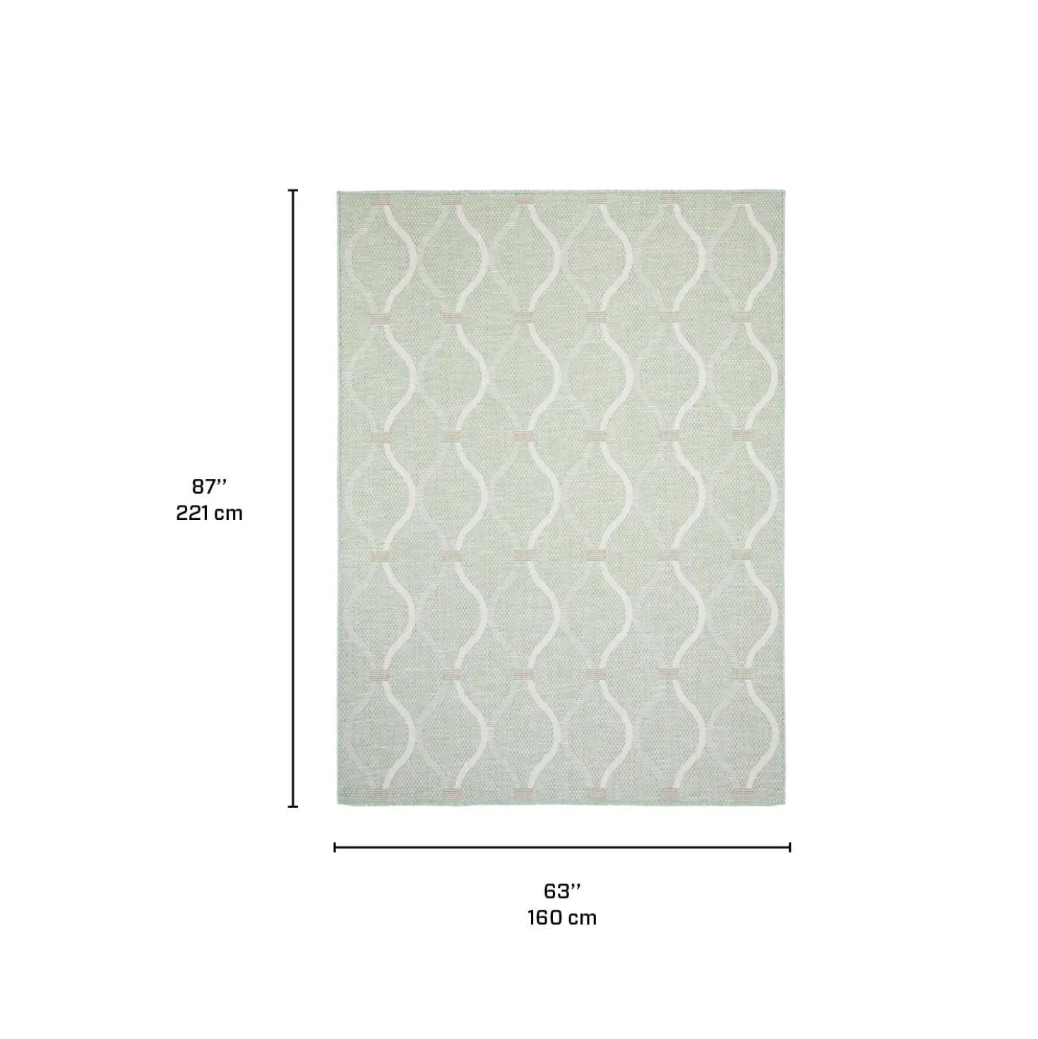 Tapis intérieur ou extérieur - 5 x 7