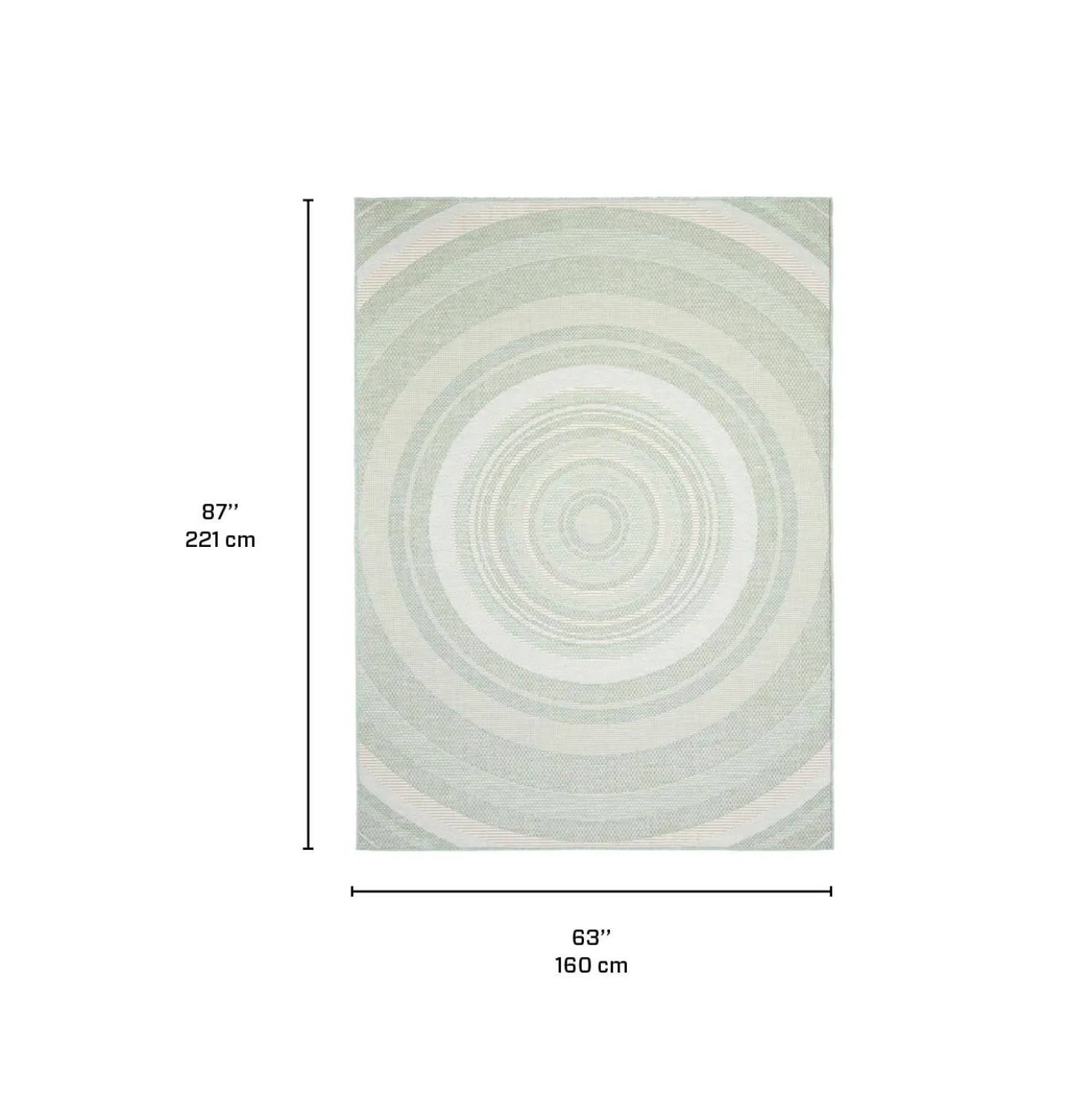 Tapis intérieur ou extérieur - 5 x 7