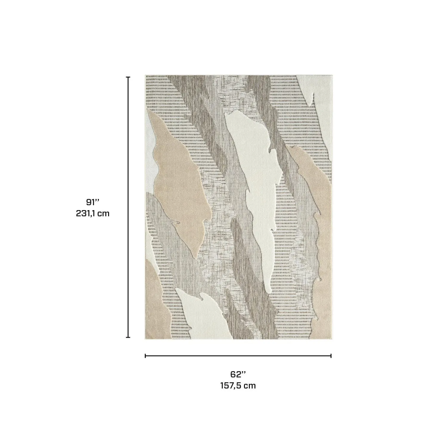 Tapis intérieur ou extérieur -5 x 8