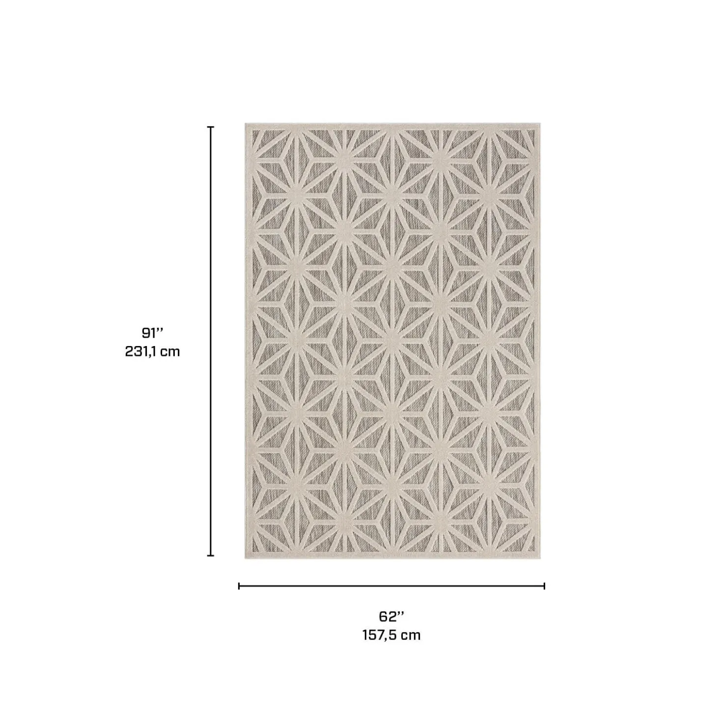 Tapis intérieur ou extérieur -5 x 8