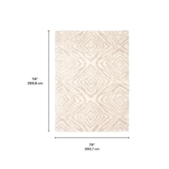 Tapis intérieur à poils longs - 7 x 10