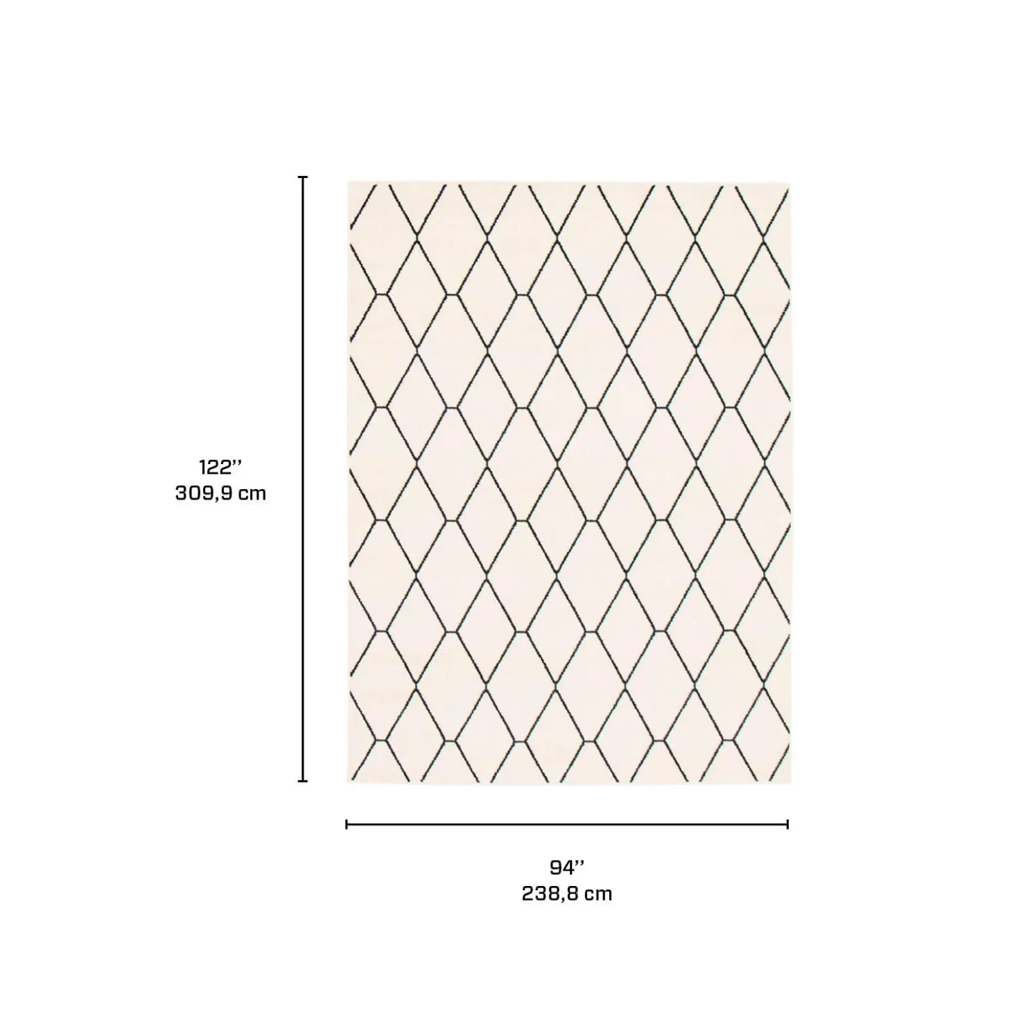 Tapis intérieur - 8 x 10