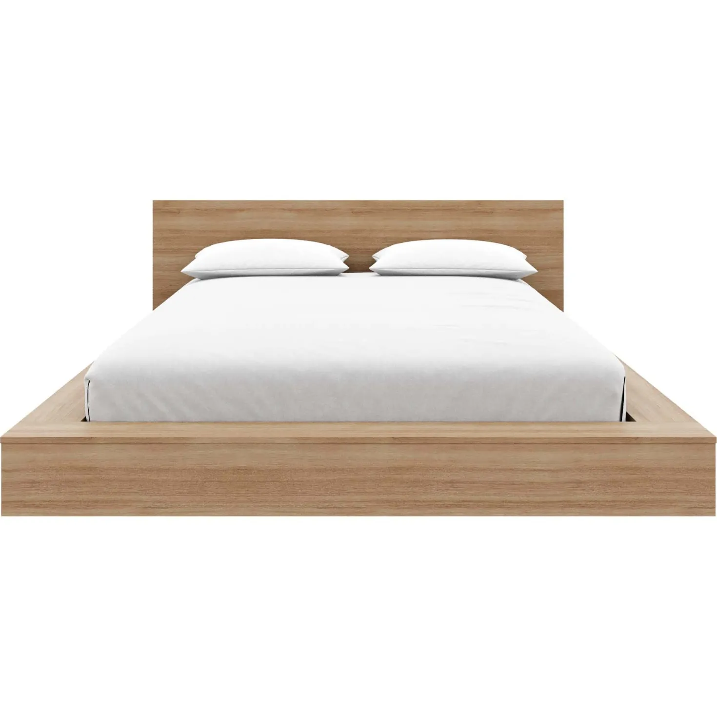 Très grand lit plateforme avec tête de lit - Nexera