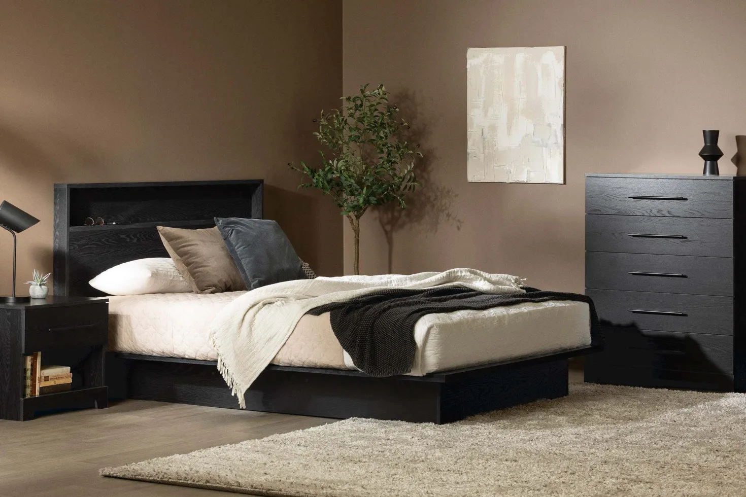 Tête de lit avec tablette (54"/60") - South Shore