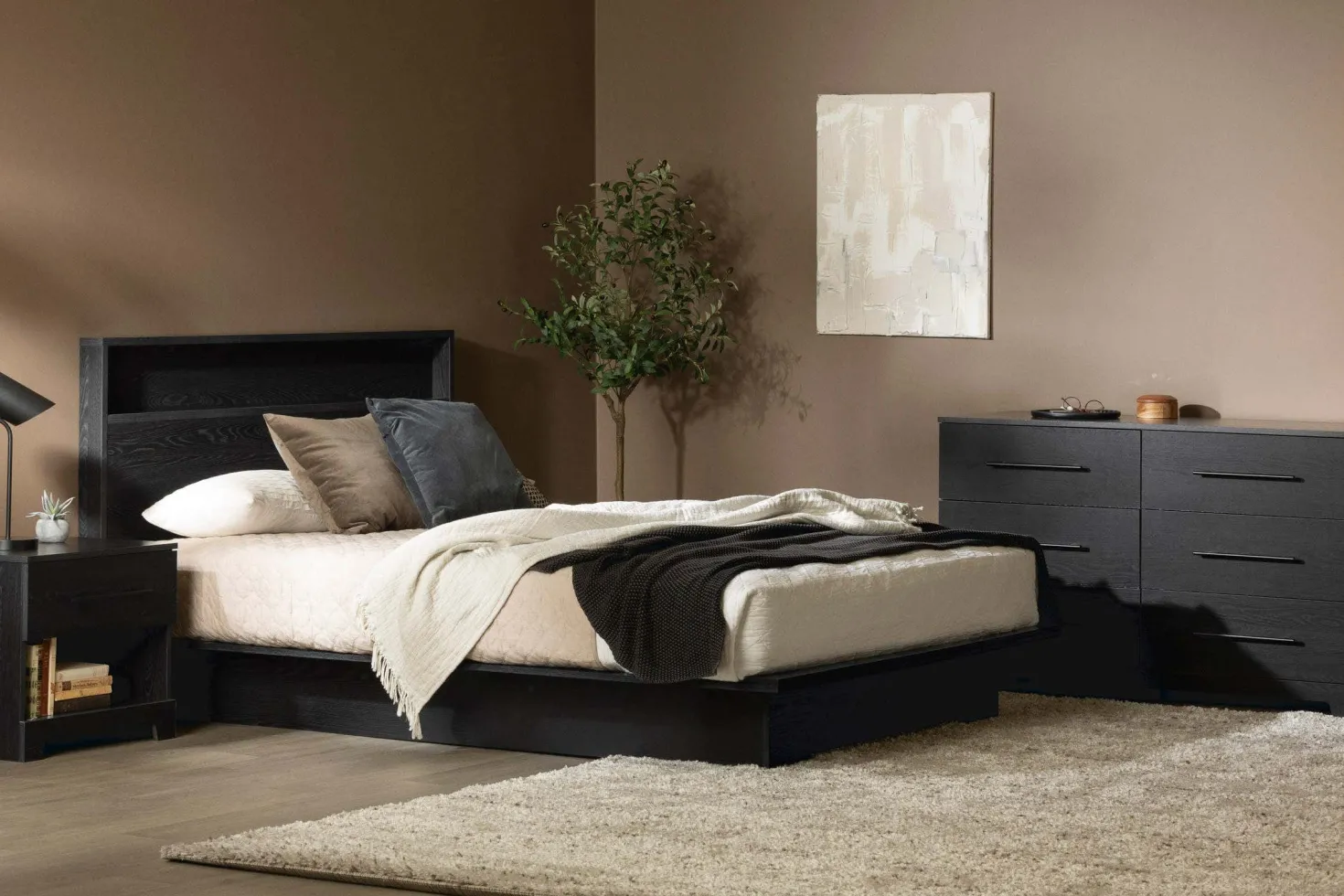 Tête de lit avec tablette (54"/60") - South Shore