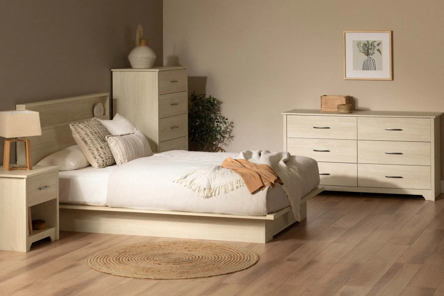 Tête de lit avec tablette (54"/60") - South Shore