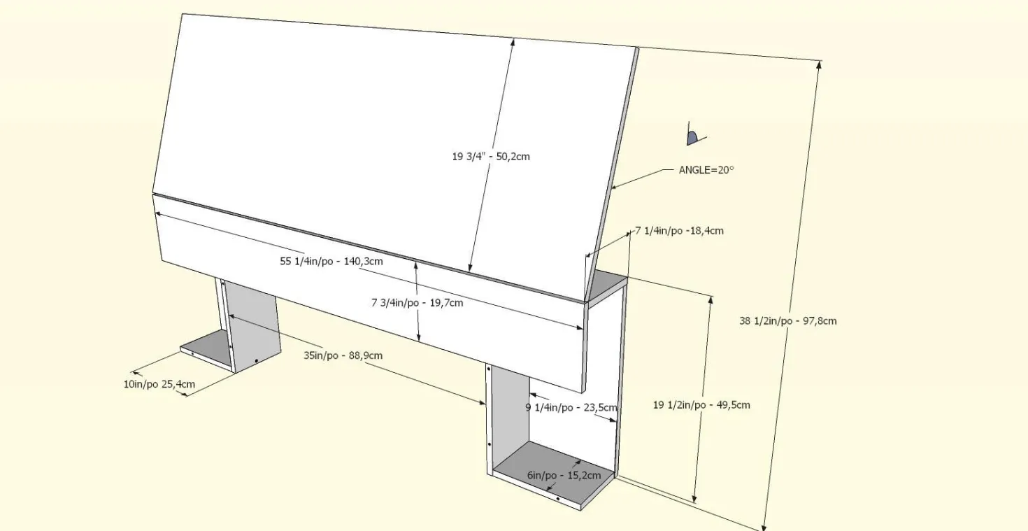 Tête de lit double 54" - Nexera