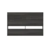 Tête de lit queen effet de planches, gris écorce - Nexera