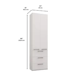 Unité de rangement - blanc