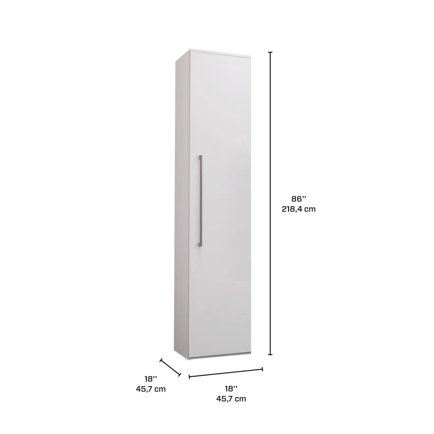 Unité de rangement - blanc